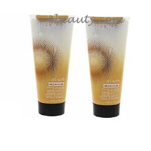 Redken All Soft Mega Hair Mask 6.8 oz (pack of 2)